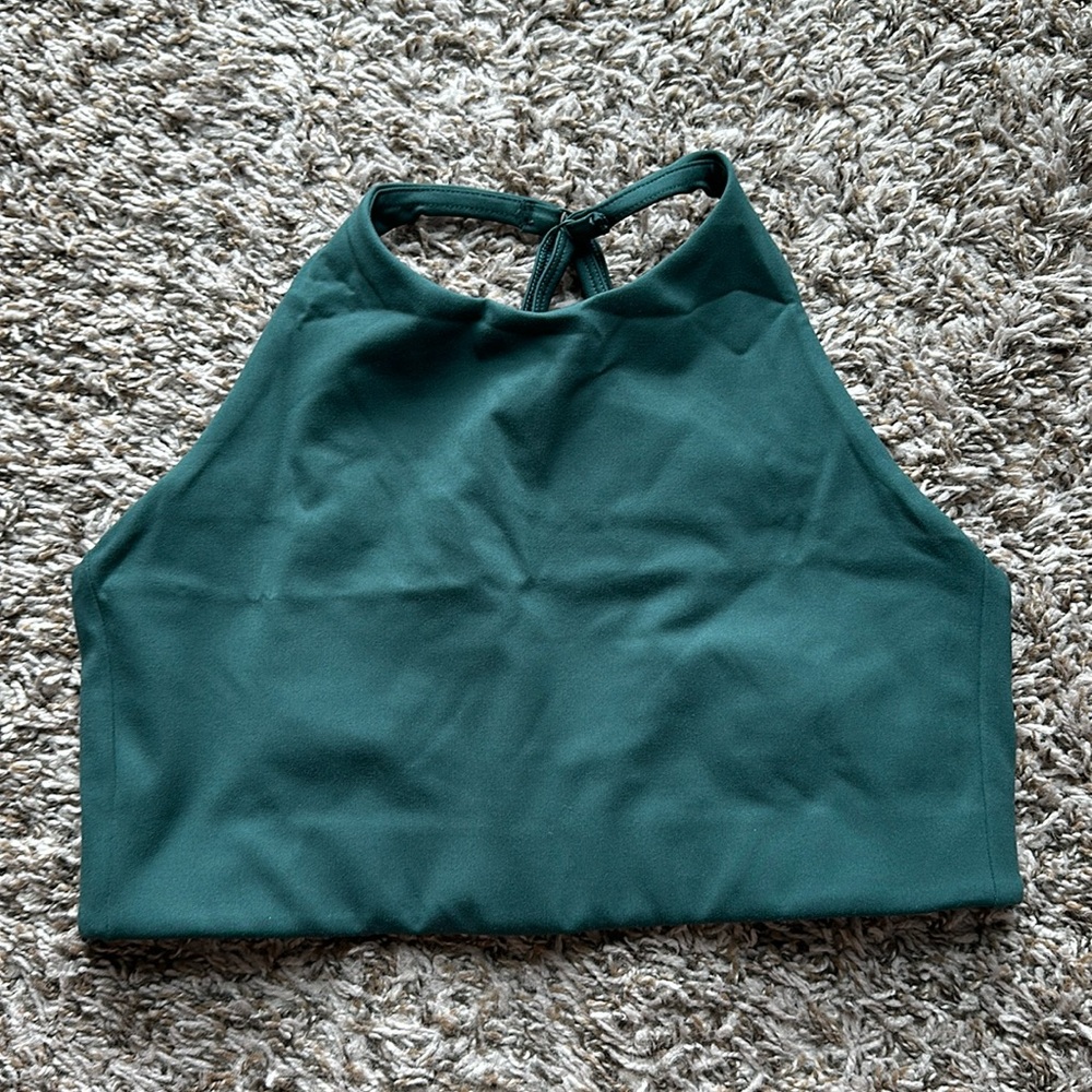 Like New Girlfriend Collective Moss Topanga Bra M